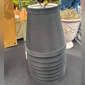 Classic Black Fabric Lamp Shade — Home Accents